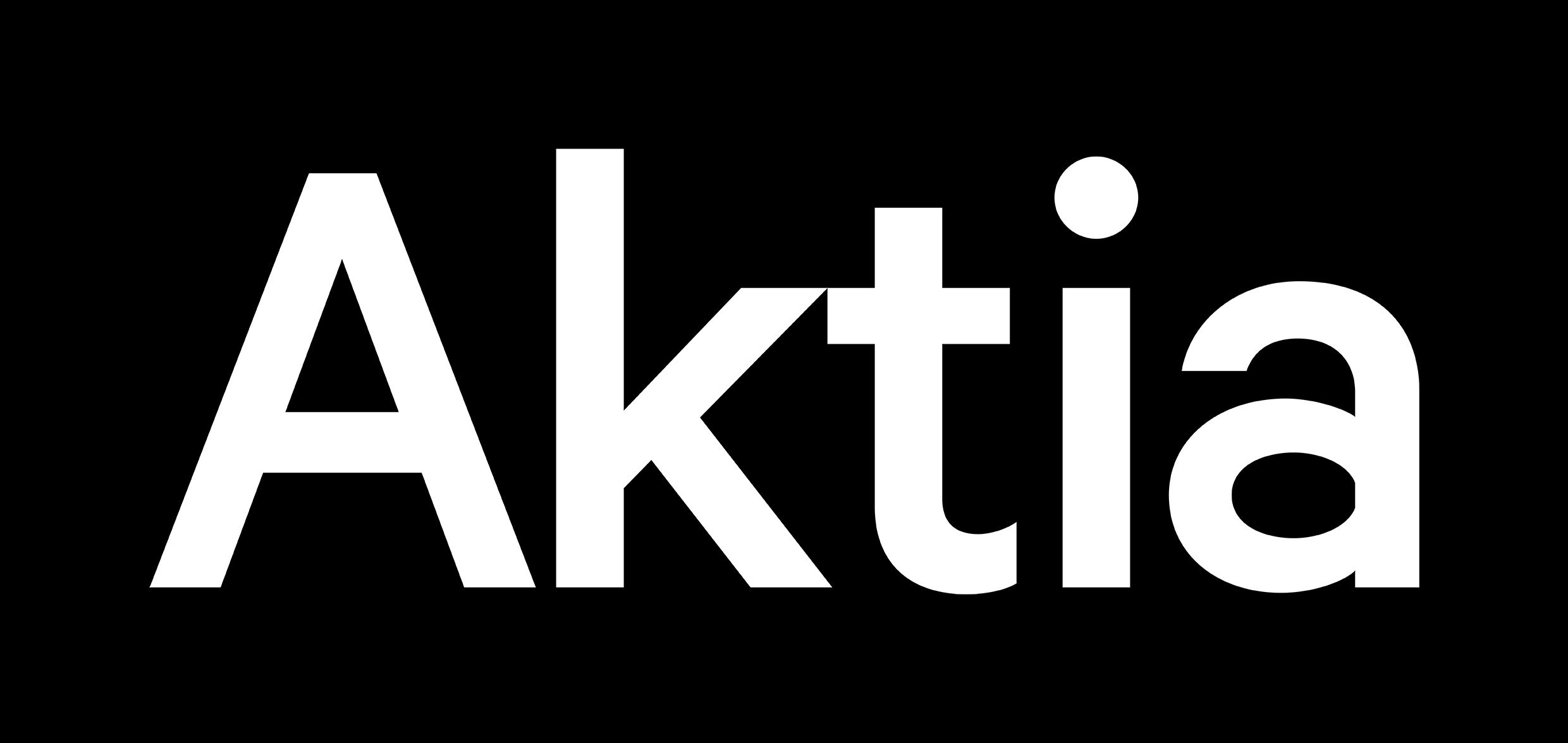 Aktia logo white