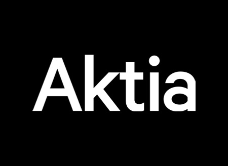 Aktia logo white